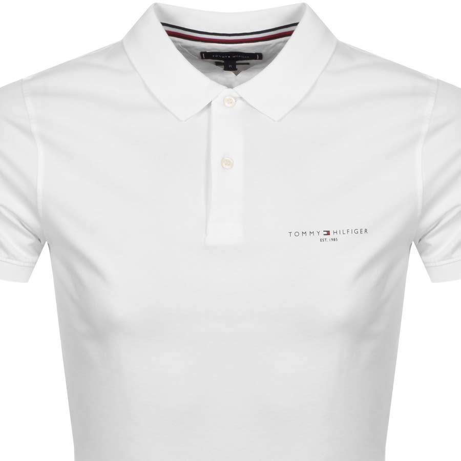 Alternative Image for ProductTommy Hilfiger Clean Slim Polo T Shirt White2
